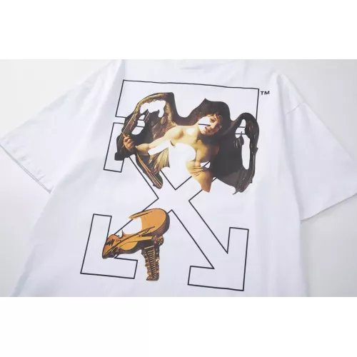 Replica Off-White T-Shirts Short Sleeved For Unisex #1383205 $34.00 USD for Wholesale