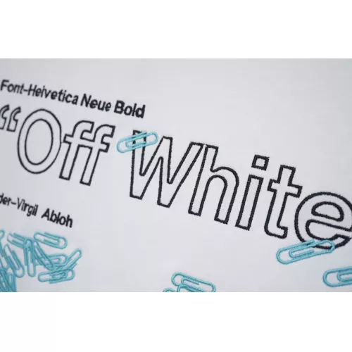 Replica Off-White T-Shirts Short Sleeved For Unisex #1383211 $36.00 USD for Wholesale