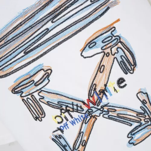 Replica Off-White T-Shirts Short Sleeved For Unisex #1383218 $36.00 USD for Wholesale