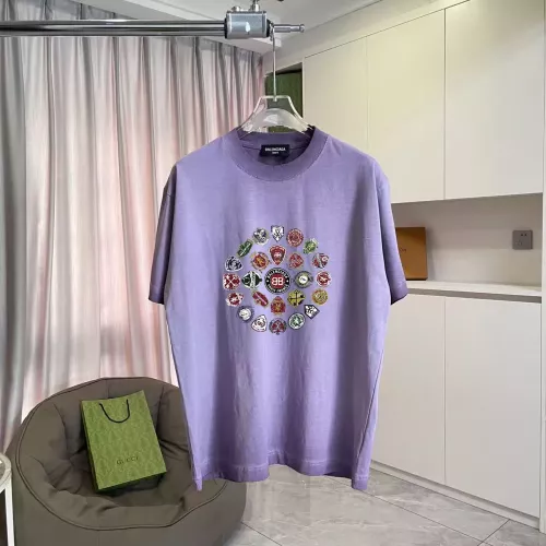 Balenciaga T-Shirts Short Sleeved For Unisex #1383221 $45.00 USD, Wholesale Replica Balenciaga T-Shirts