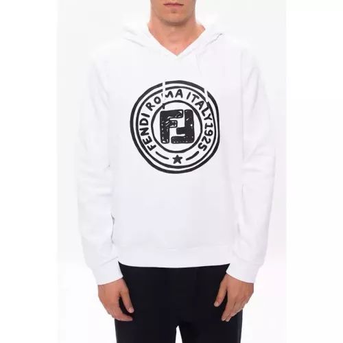 Replica Fendi Hoodies Long Sleeved For Unisex #1383281 $68.00 USD for Wholesale