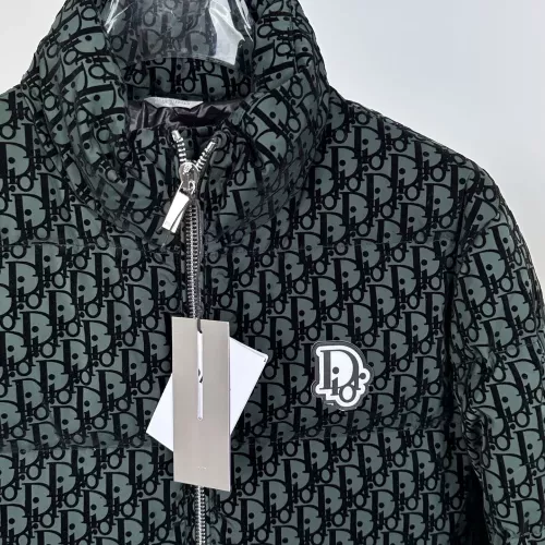 Replica Christian Dior Down Feather Coat Long Sleeved For Men #1383459 $195.00 USD for Wholesale