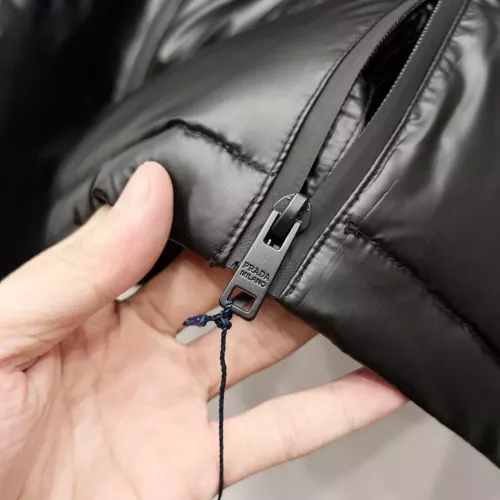 Replica Prada Down Feather Coat Long Sleeved For Men #1383584 $150.00 USD for Wholesale