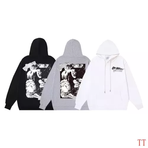 Replica Off-White Hoodies Long Sleeved For Unisex #1383766 $52.00 USD for Wholesale