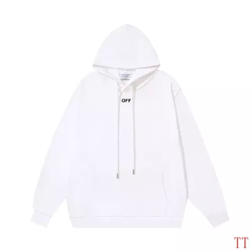 Replica Off-White Hoodies Long Sleeved For Unisex #1383769 $52.00 USD for Wholesale