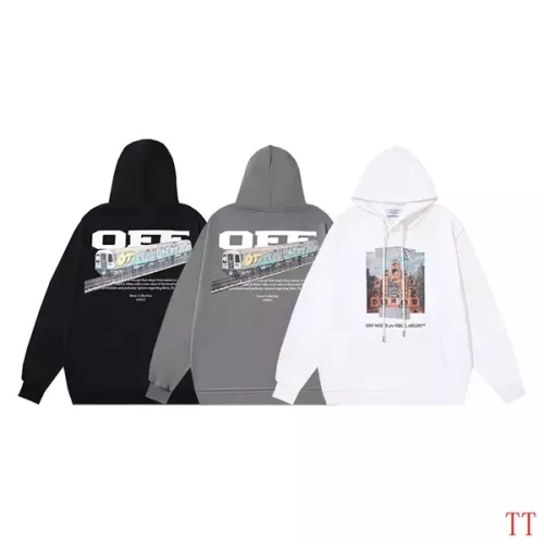 Replica Off-White Hoodies Long Sleeved For Unisex #1383774 $52.00 USD for Wholesale