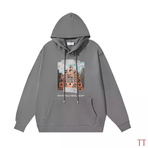 Off-White Hoodies Long Sleeved For Unisex #1383775 $52.00 USD, Wholesale Replica Off-White Hoodies