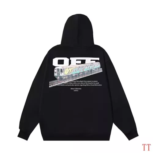 Replica Off-White Hoodies Long Sleeved For Unisex #1383776 $52.00 USD for Wholesale
