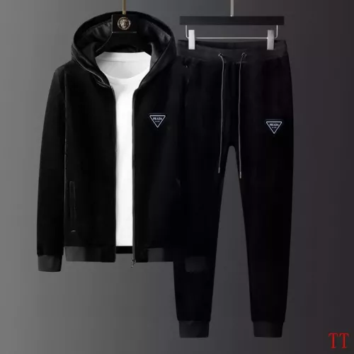 Prada Tracksuits Long Sleeved For Men #1383882 $96.00 USD, Wholesale Replica Prada Tracksuits