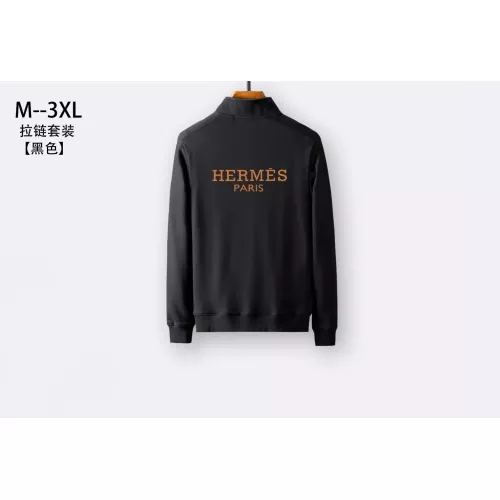 Replica Hermes Tracksuits Long Sleeved For Men #1383986 $80.00 USD for Wholesale