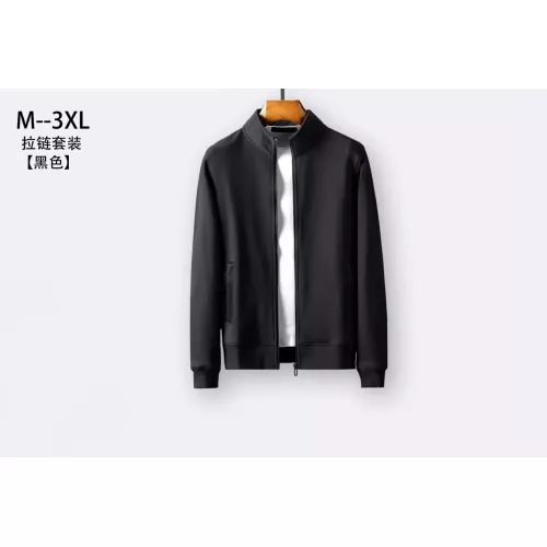 Replica Hermes Tracksuits Long Sleeved For Men #1383986 $80.00 USD for Wholesale