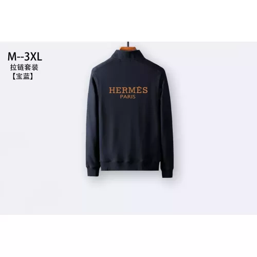 Replica Hermes Tracksuits Long Sleeved For Men #1383987 $80.00 USD for Wholesale