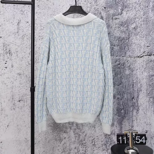 Replica Fendi Sweaters Long Sleeved For Unisex #1384010 $64.00 USD for Wholesale