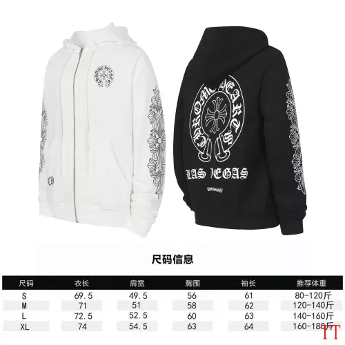 Replica Chrome Hearts Hoodies Long Sleeved For Unisex #1384091 $56.00 USD for Wholesale