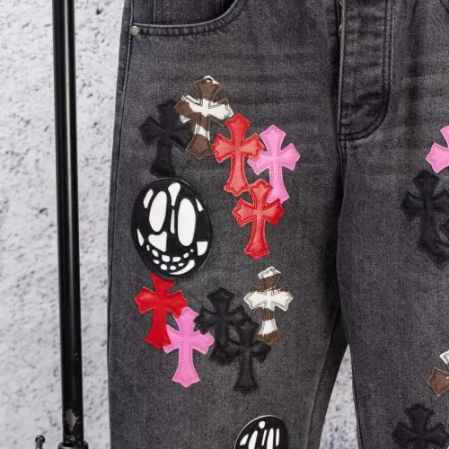 Replica Chrome Hearts Jeans For Men #1384174 $68.00 USD for Wholesale