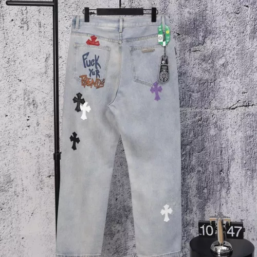 Replica Chrome Hearts Jeans For Men #1384176 $64.00 USD for Wholesale
