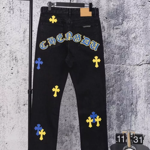 Chrome Hearts Jeans For Men #1384181 $64.00 USD, Wholesale Replica Chrome Hearts Jeans