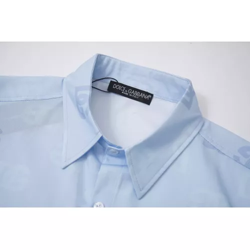 Replica Dolce & Gabbana D&G Shirts Long Sleeved For Men #1384228 $42.00 USD for Wholesale