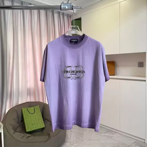 Balenciaga T-Shirts Short Sleeved For Unisex #1384240 $45.00 USD, Wholesale Replica Balenciaga T-Shirts