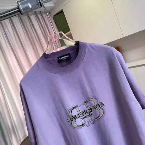 Replica Balenciaga T-Shirts Short Sleeved For Unisex #1384240 $45.00 USD for Wholesale