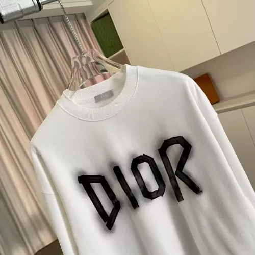 Replica Christian Dior Hoodies Long Sleeved For Unisex #1384253 $52.00 USD for Wholesale