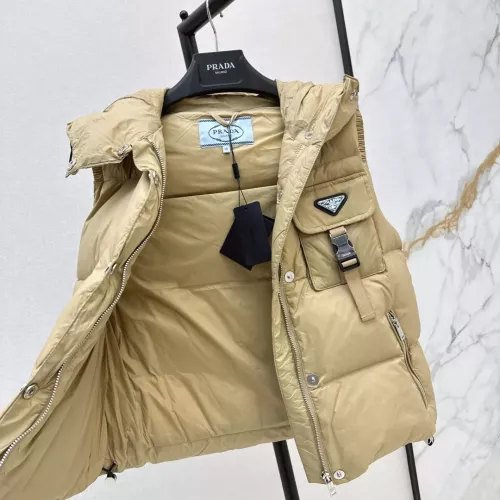 Replica Prada Down Feather Coat Sleeveless For Women #1384395 $108.00 USD for Wholesale