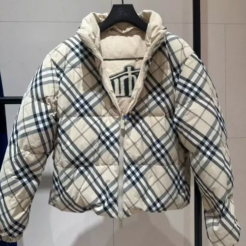 Burberry Down Feather Coat Long Sleeved For Women #1384401 $180.00 USD, Wholesale Replica Burberry Down Feather Coat