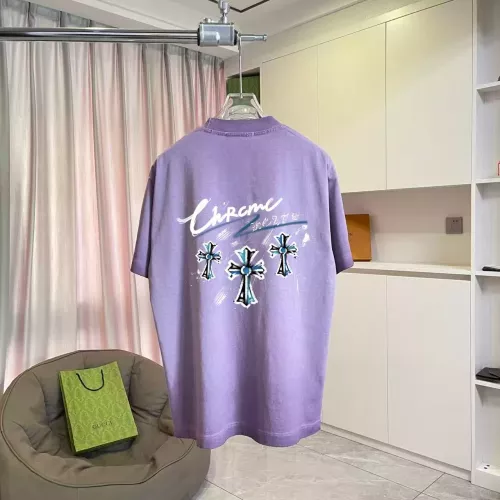 Chrome Hearts T-Shirts Short Sleeved For Unisex #1384427 $45.00 USD, Wholesale Replica Chrome Hearts T-Shirts
