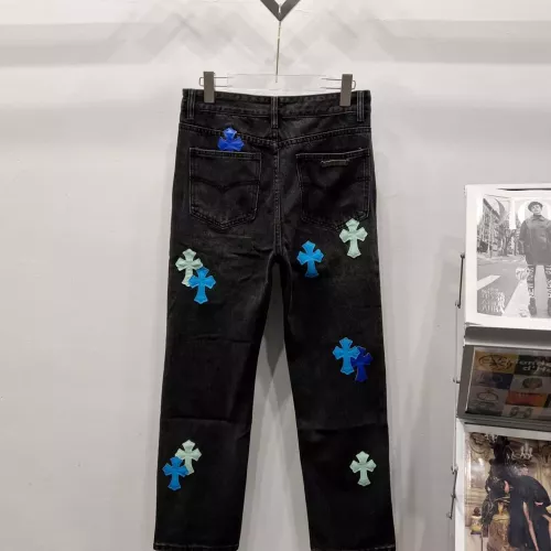 Replica Chrome Hearts Jeans For Men #1384452 $60.00 USD for Wholesale