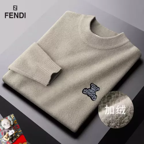Fendi Sweaters Long Sleeved For Men #1384546 $48.00 USD, Wholesale Replica Fendi Sweaters