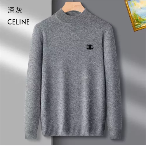 Celine Sweaters Long Sleeved For Men #1384644 $42.00 USD, Wholesale Replica Celine Sweaters