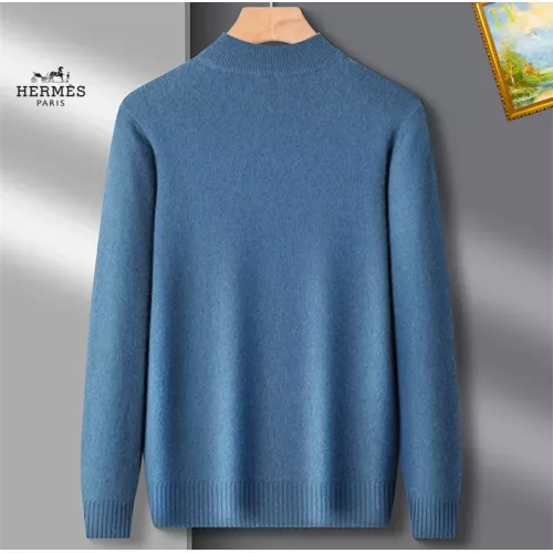 Replica Hermes Sweaters Long Sleeved For Men #1384657 $42.00 USD for Wholesale