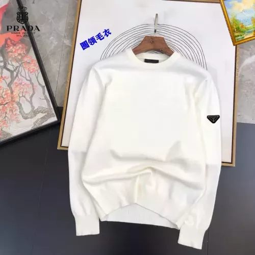 Prada Sweaters Long Sleeved For Men #1384774 $42.00 USD, Wholesale Replica Prada Sweaters