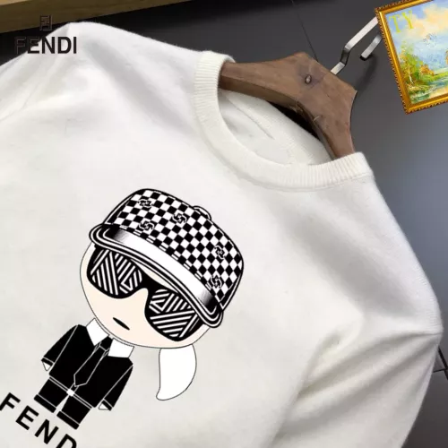 Replica Fendi Sweaters Long Sleeved For Men #1384790 $42.00 USD for Wholesale