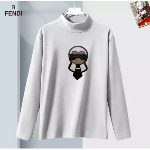Fendi T-Shirts Long Sleeved For Men #1384947 $40.00 USD, Wholesale Replica Fendi T-Shirts