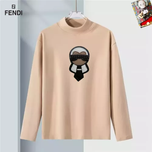 Fendi T-Shirts Long Sleeved For Men #1384948 $40.00 USD, Wholesale Replica Fendi T-Shirts