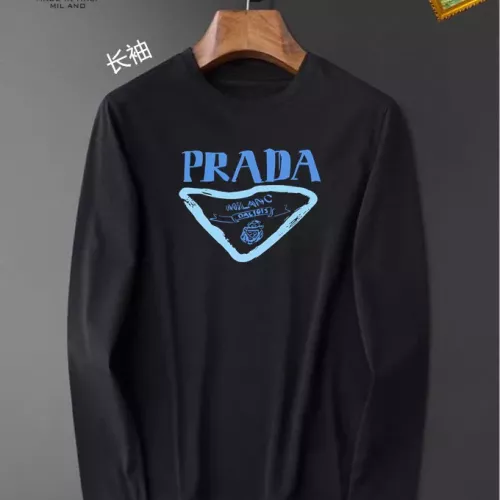 Prada T-Shirts Long Sleeved For Unisex #1385003 $34.00 USD, Wholesale Replica Prada T-Shirts