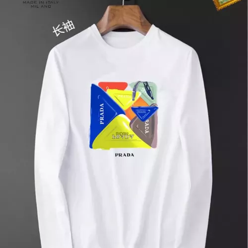 Prada T-Shirts Long Sleeved For Unisex #1385016 $34.00 USD, Wholesale Replica Prada T-Shirts