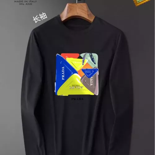 Prada T-Shirts Long Sleeved For Unisex #1385017 $34.00 USD, Wholesale Replica Prada T-Shirts