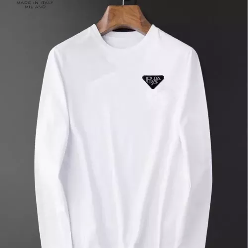 Prada T-Shirts Long Sleeved For Unisex #1385062 $34.00 USD, Wholesale Replica Prada T-Shirts