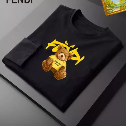 Replica Fendi T-Shirts Long Sleeved For Unisex #1385076 $34.00 USD for Wholesale