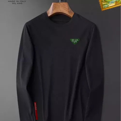 Prada T-Shirts Long Sleeved For Unisex #1385096 $34.00 USD, Wholesale Replica Prada T-Shirts