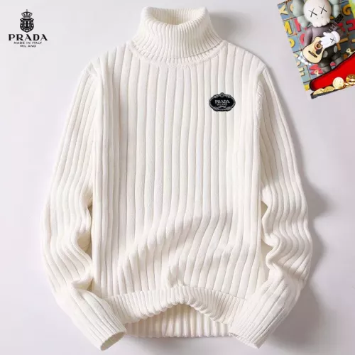 Prada Sweaters Long Sleeved For Men #1385158 $42.00 USD, Wholesale Replica Prada Sweaters