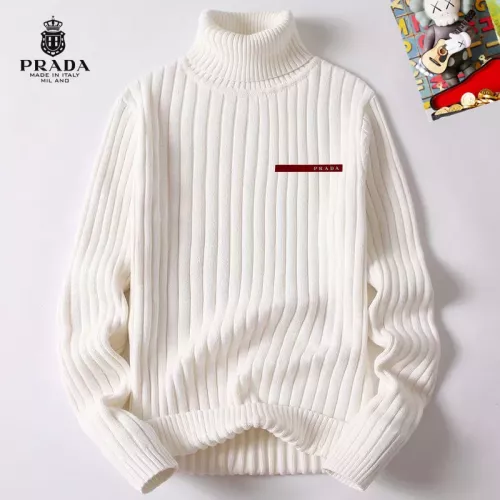 Prada Sweaters Long Sleeved For Men #1385179 $42.00 USD, Wholesale Replica Prada Sweaters