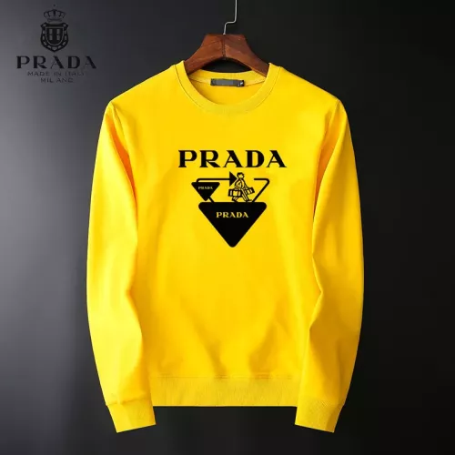 Prada Hoodies Long Sleeved For Men #1385261 $40.00 USD, Wholesale Replica Prada Hoodies