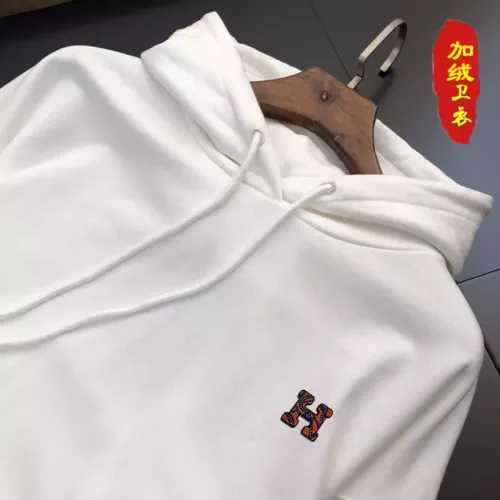 Replica Hermes Hoodies Long Sleeved For Men #1385329 $45.00 USD for Wholesale