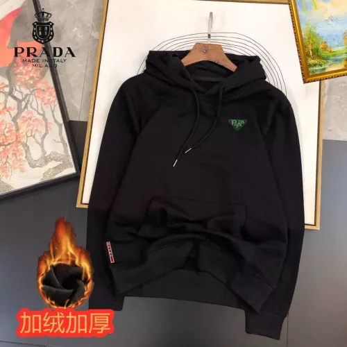 Prada Hoodies Long Sleeved For Men #1385336 $45.00 USD, Wholesale Replica Prada Hoodies