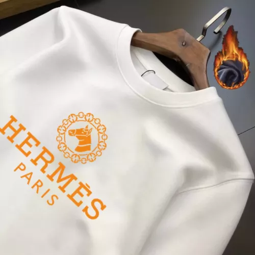 Replica Hermes Hoodies Long Sleeved For Men #1385383 $45.00 USD for Wholesale