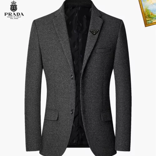 Prada Jackets Long Sleeved For Men #1385412 $68.00 USD, Wholesale Replica Prada Jackets