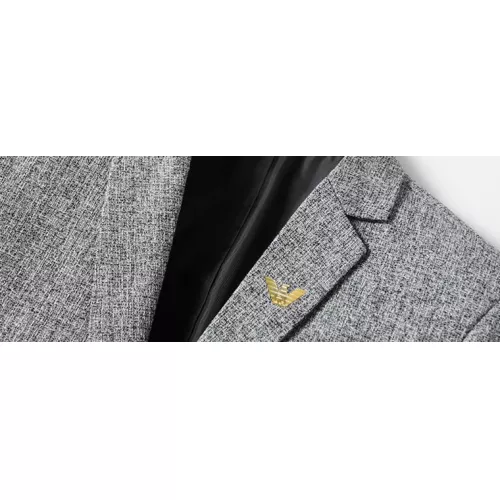 Replica Armani Jackets Long Sleeved For Men #1385422 $68.00 USD for Wholesale